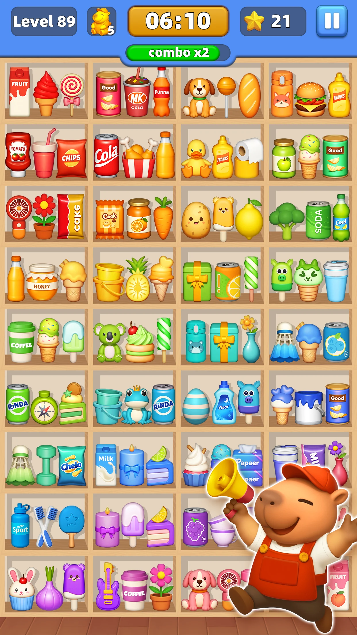 Capy’s Market: Goods Challenge screenshot