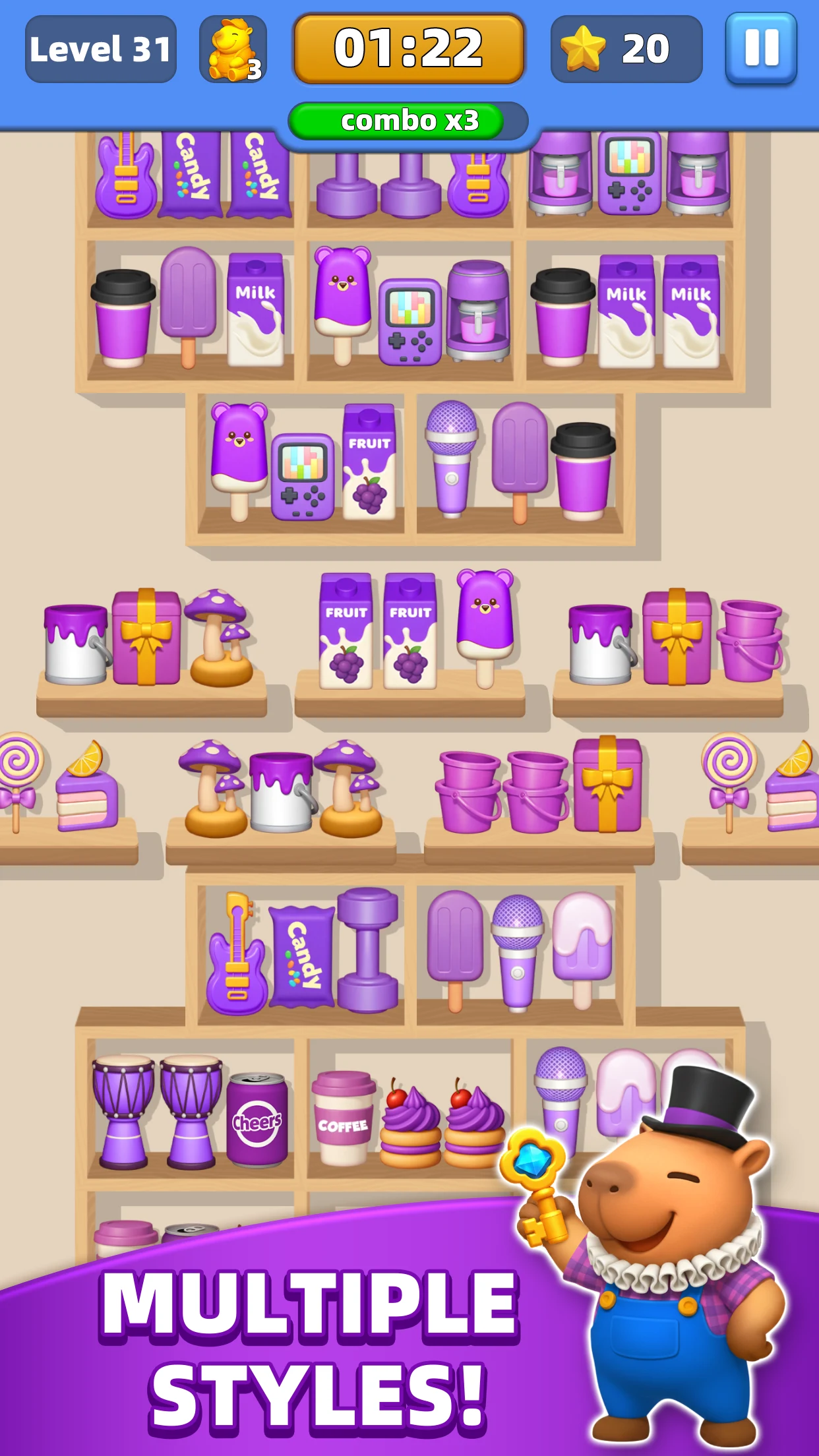 Capy’s Market: Goods Challenge screenshot